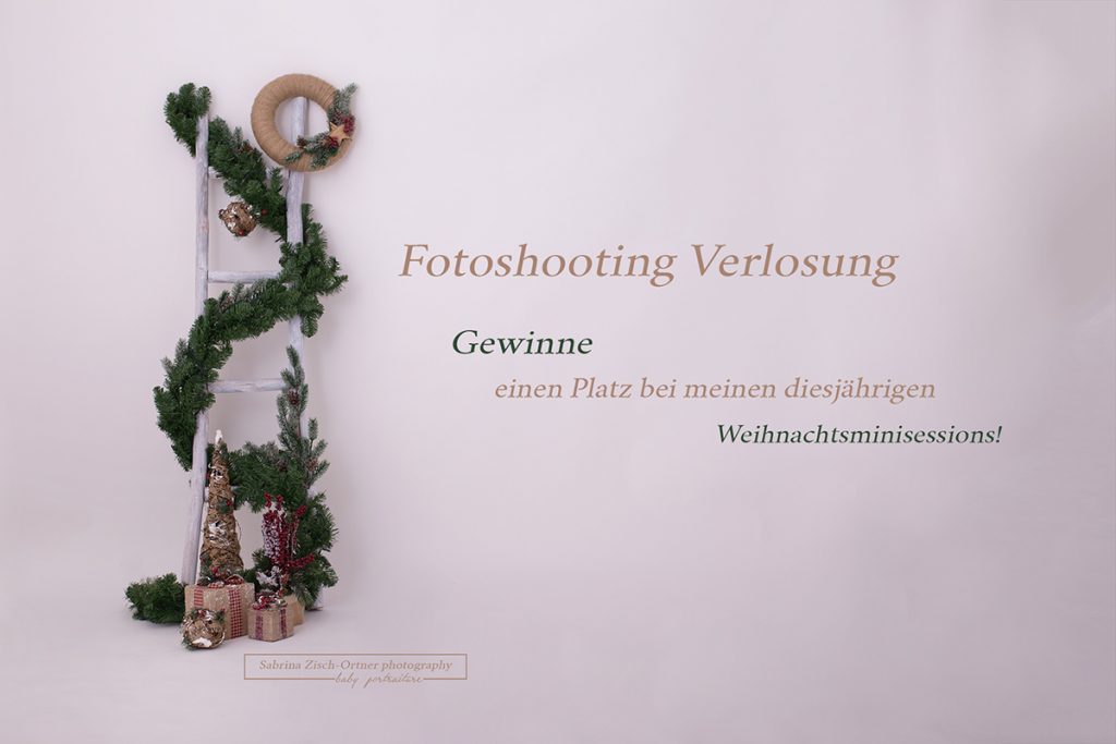 Gewinnspiel Verlosung eines Platzes bei den Weihnachtsminis 2018 von Sabrina Zisch-Ortner photography