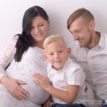 Babybauchfotoshooting in Wien mit der ganzen Familie