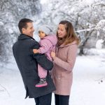 Outdoor Familien Fotoshooting mit Schnee im Jänner
