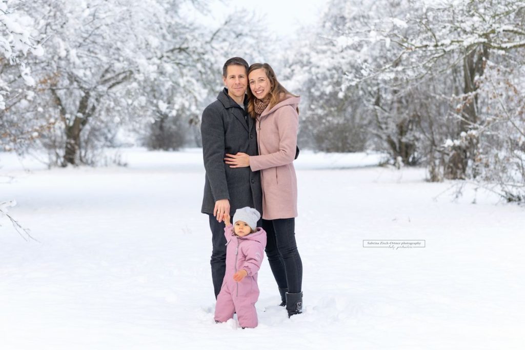 Winter Familienfotos als besondere Erinnerung