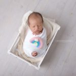 Regenbogen aus Filz für Baby Fotoshooting