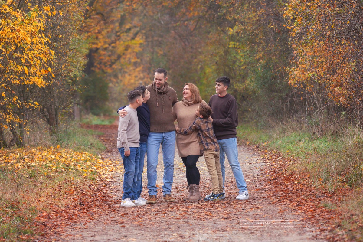 Familien Foto beim Outdoor Herbst Shooting in Wien und Umgebung